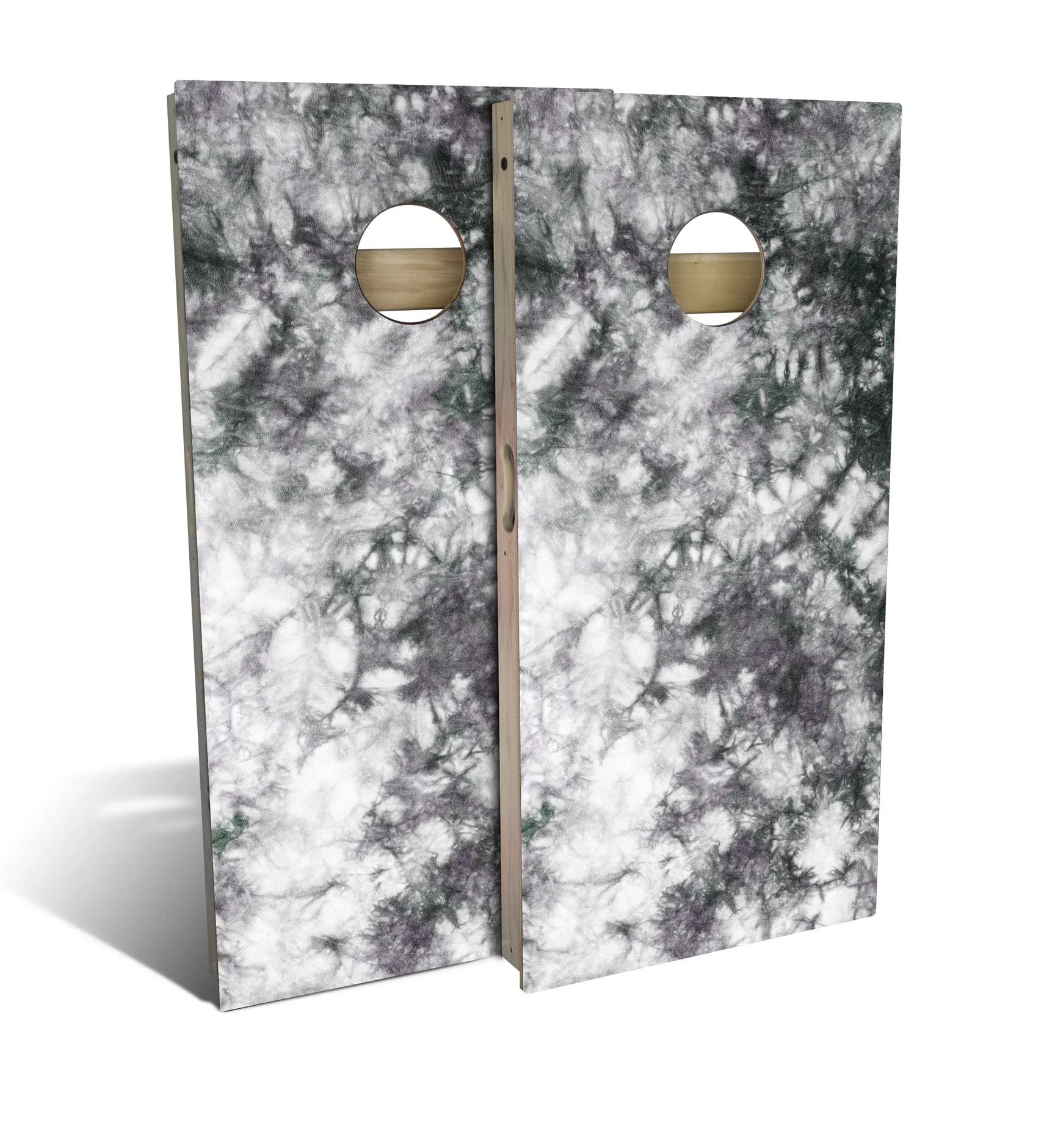 Premium Black & White Cornhole Game Set - 2 Boards & 8 Bean Bags - Custom Size Options & Accessories - Perfect for Backyard BBQs, Tailgating & Outdoor Parties