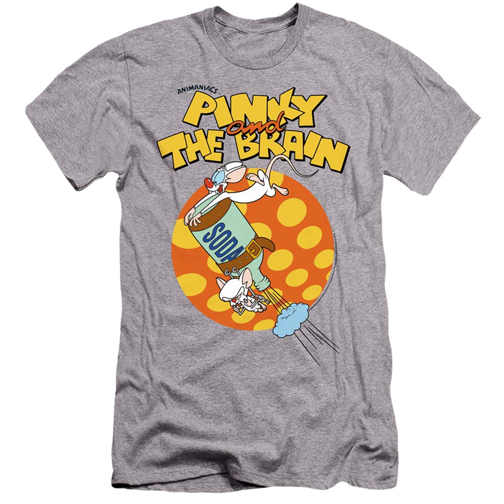 Pinky and The Brain Soda Unisex T-Shirt | Soft Cotton Graphic Tee for Men & Women | Casual Wear, Gift Idea for Cartoon Fans