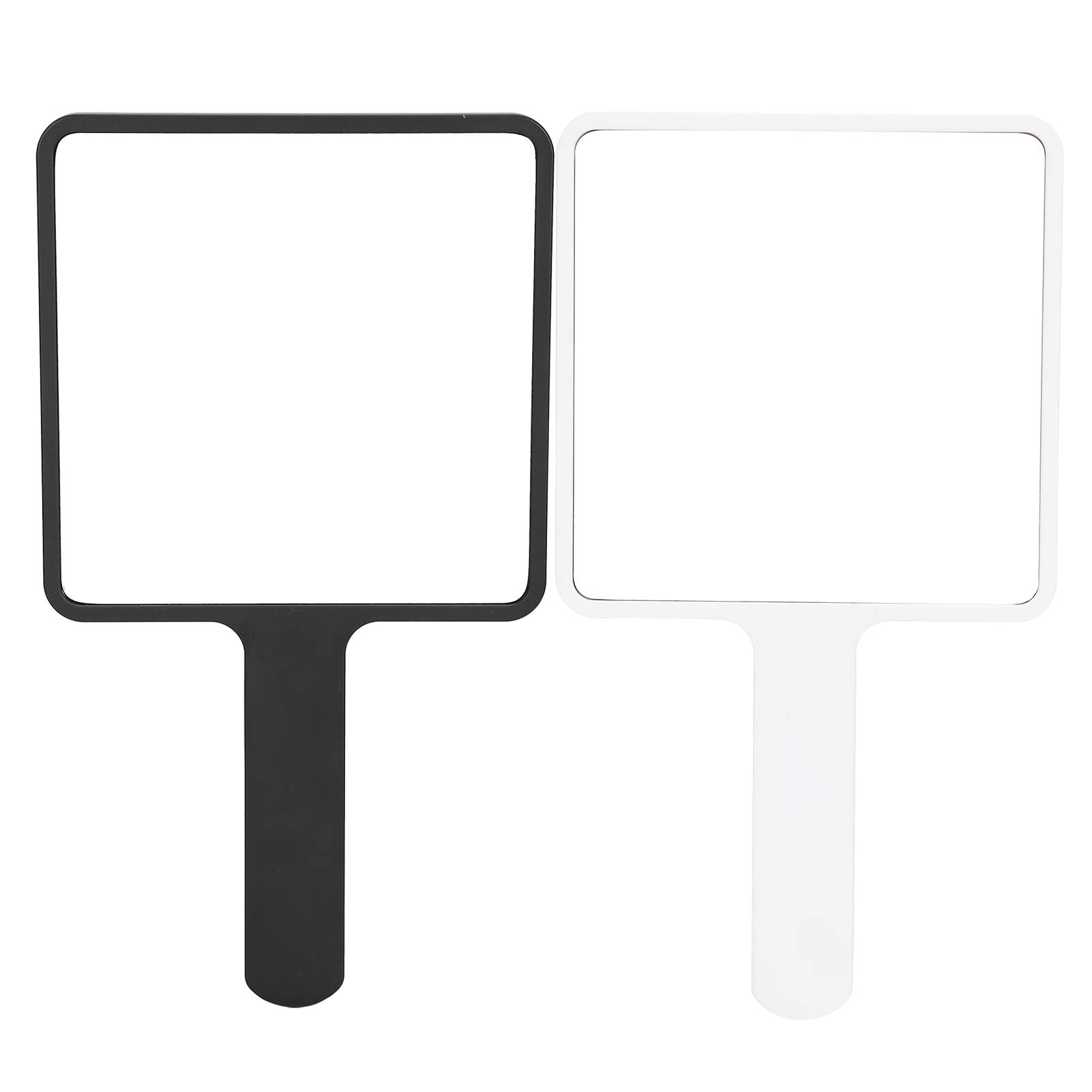 2 Pack Portable Square Vanity Mirror - Compact Travel Makeup Mirror with Handle for Cosmetics & Beauty | Perfect for Home, Travel, and On-the-Go Touch Ups