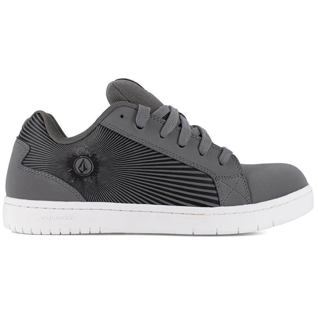 Stone Op Art Composite Toe Work Shoes for Men - Slip Resistant & Lightweight Safety Footwear (Grey) | Perfect for Construction, Warehouse & Industrial Work