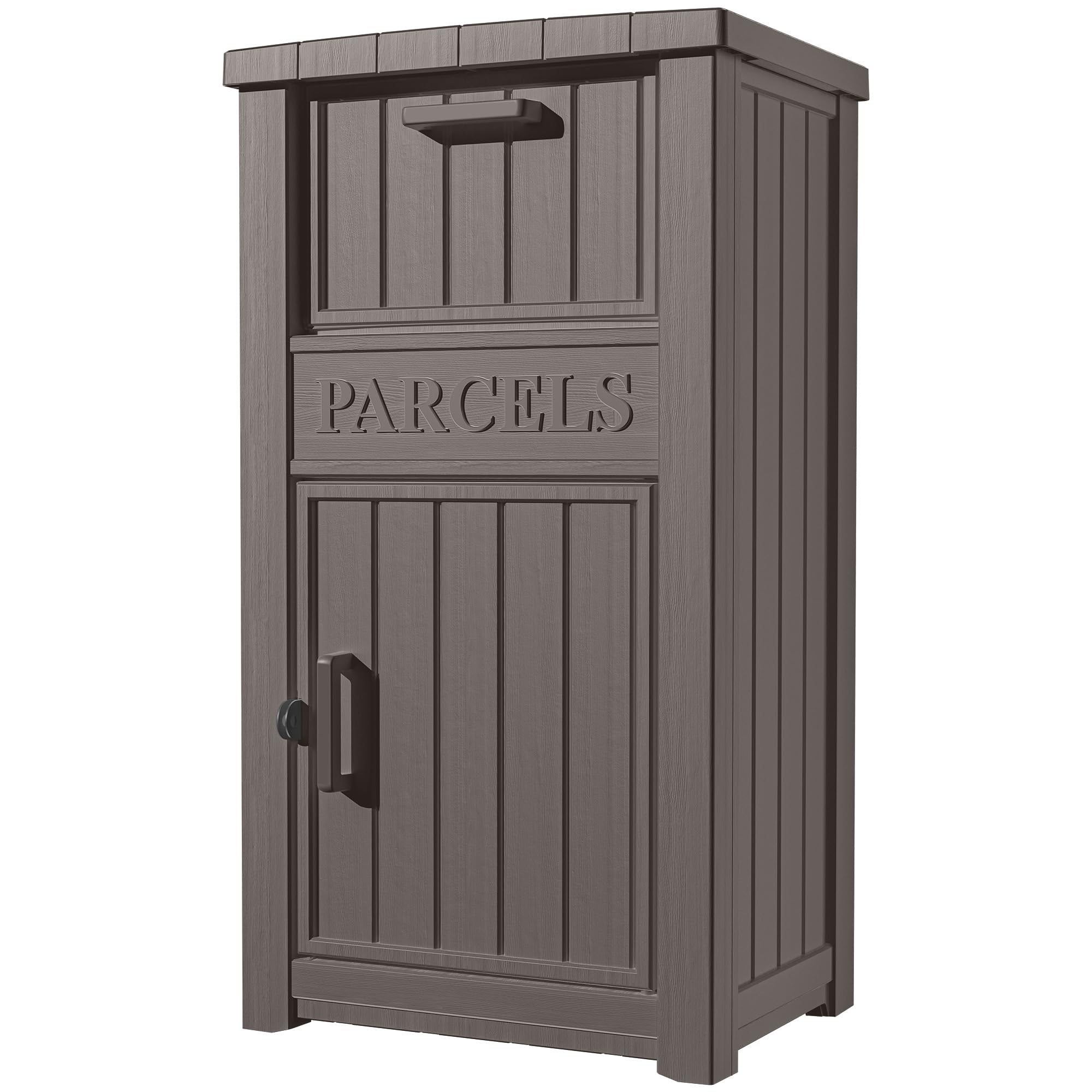 Secure Lockable Porch Delivery Box with Weatherproof Storage - Keep Packages Safe from Theft & Rain - Perfect for Home, Apartment & Office Package Drop-Offs