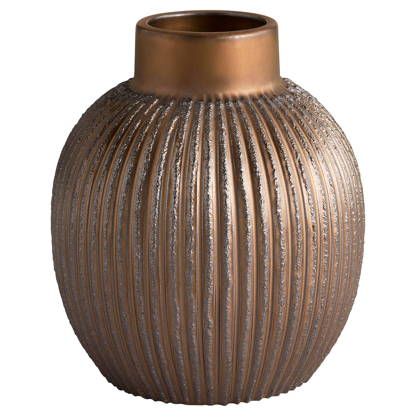 Cyan Design Starship 12179 Small Metallic Bronze Vase - Perfect for Home Decor, Wedding Centerpieces & Tabletop Displays