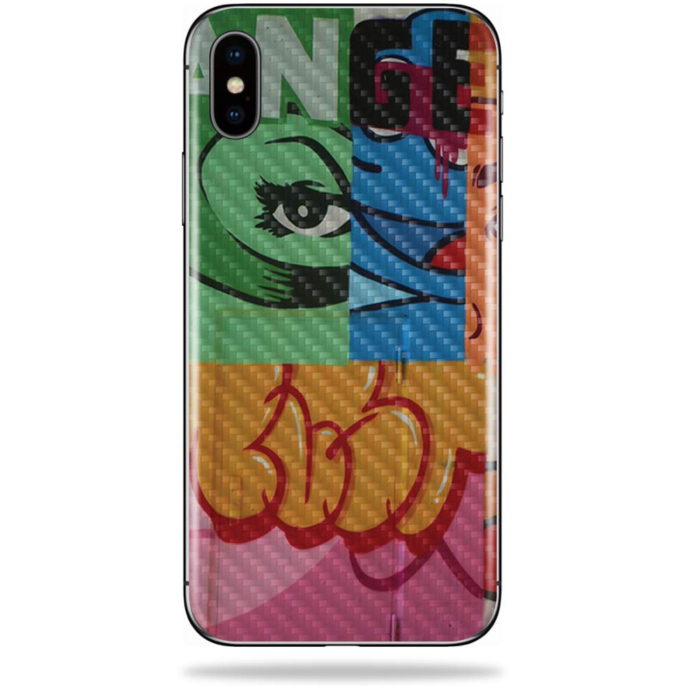 Premium Carbon Fiber Skin for Apple iPhone X - Durable Protective Cover with Textured Finish | Easy to Apply & Remove | Made in USA | Perfect for Daily Use, Travel & Outdoor Activities