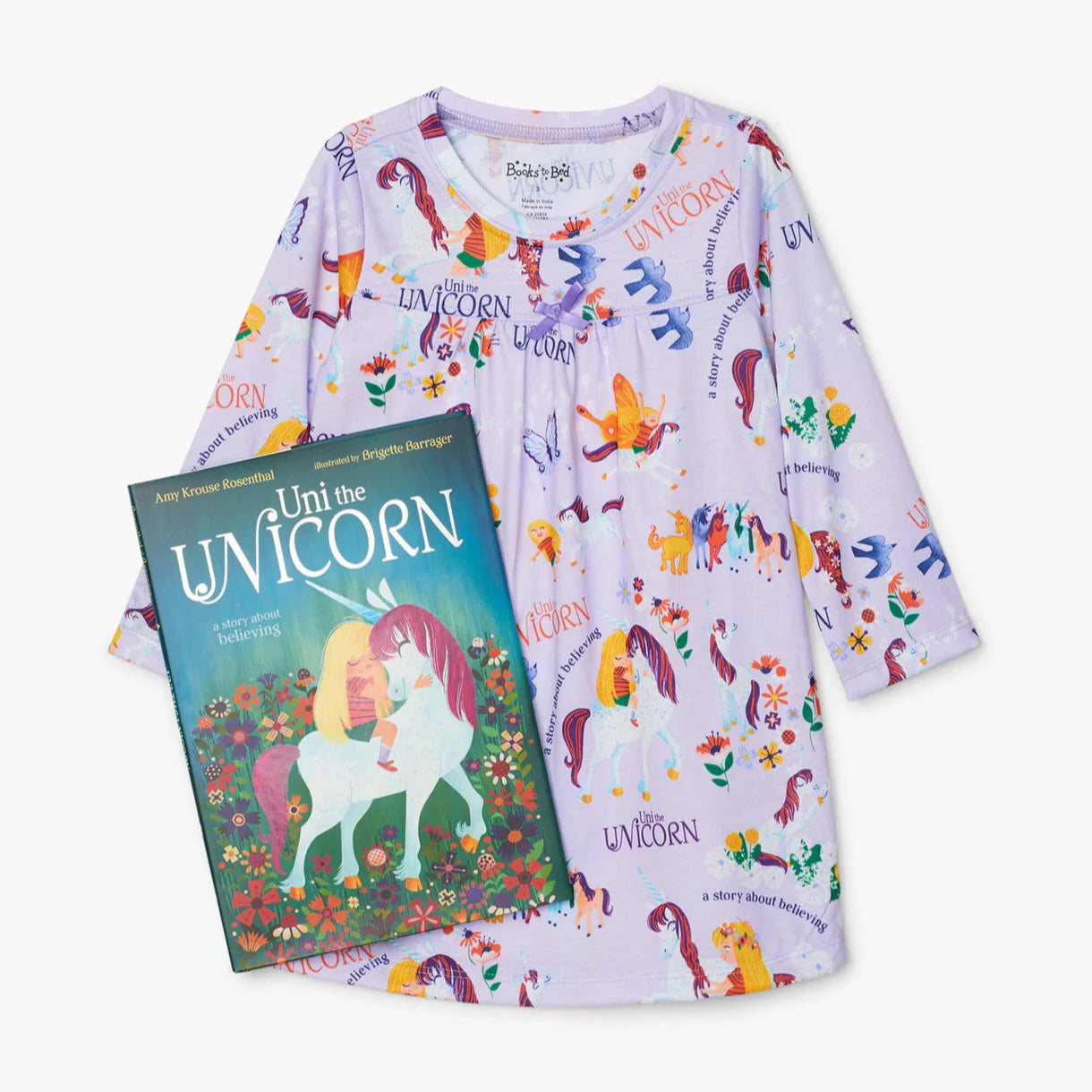 Uni The Unicorn Book and Nightdress Set - Magical Bedtime Story Gift for Girls | Perfect for Reading Time & Sweet Dreams