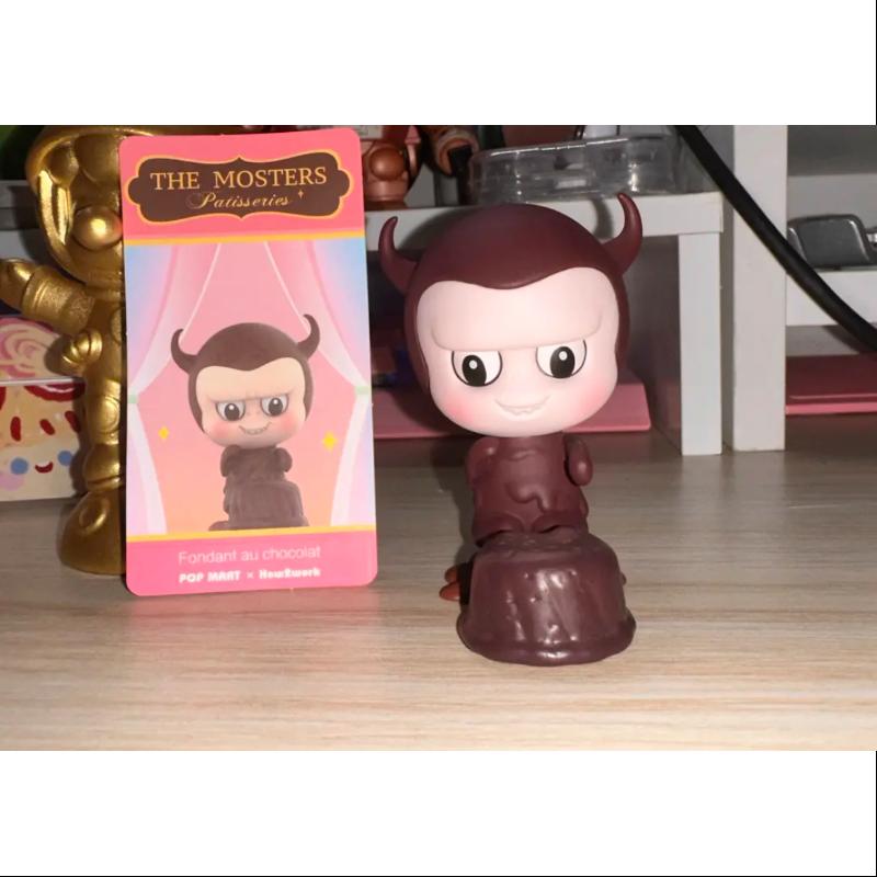 Labubu The Monsters Patisserie Series Fondant au Chocolat - Cute Collectible Vinyl Figure for Anime Lovers, Perfect for Display, Gifts and Home Decoration