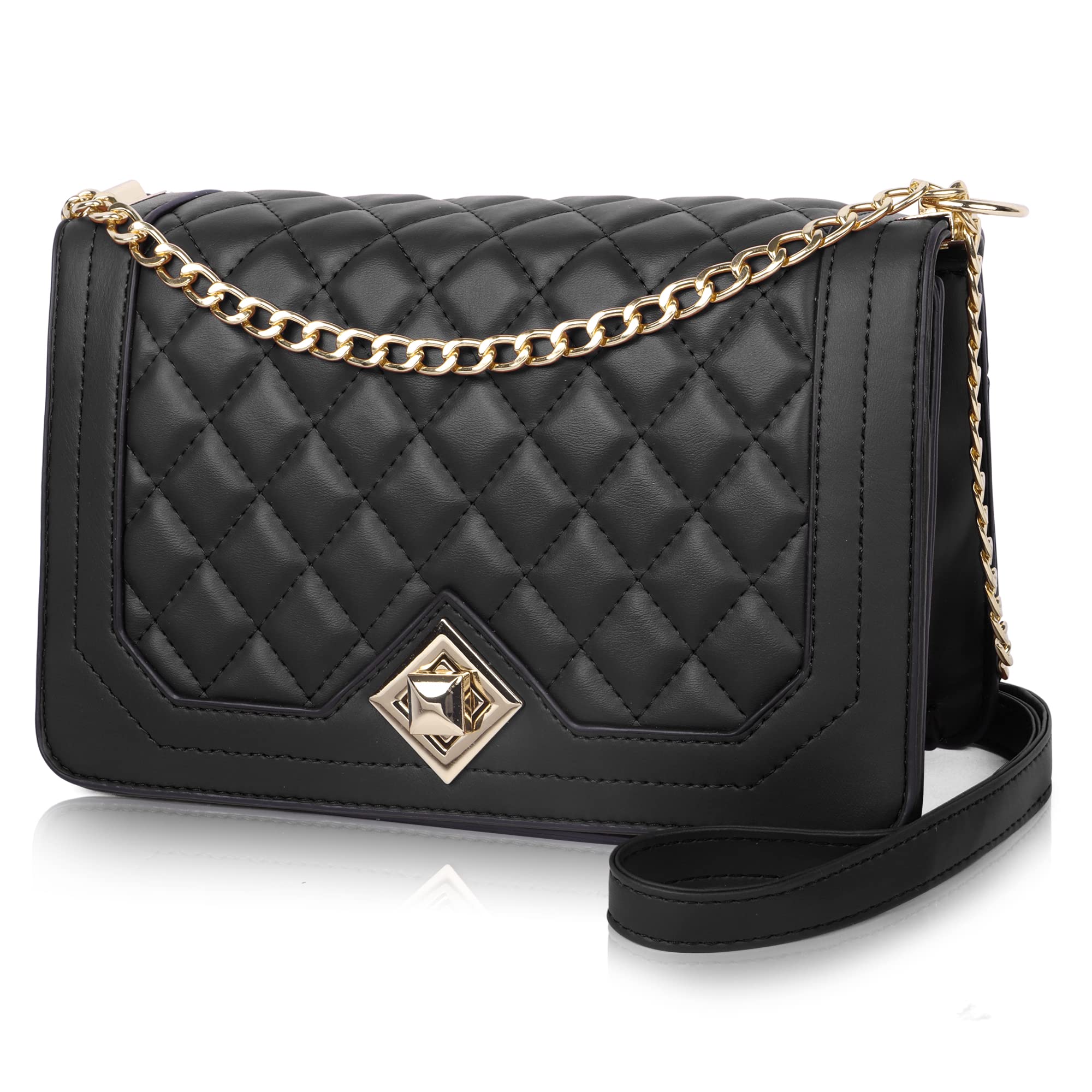 Stylish NiCoLa Crossbody Shoulder Bag for Women - Trendy & Durable Black Handbag - Perfect for Work, Travel & Everyday Use