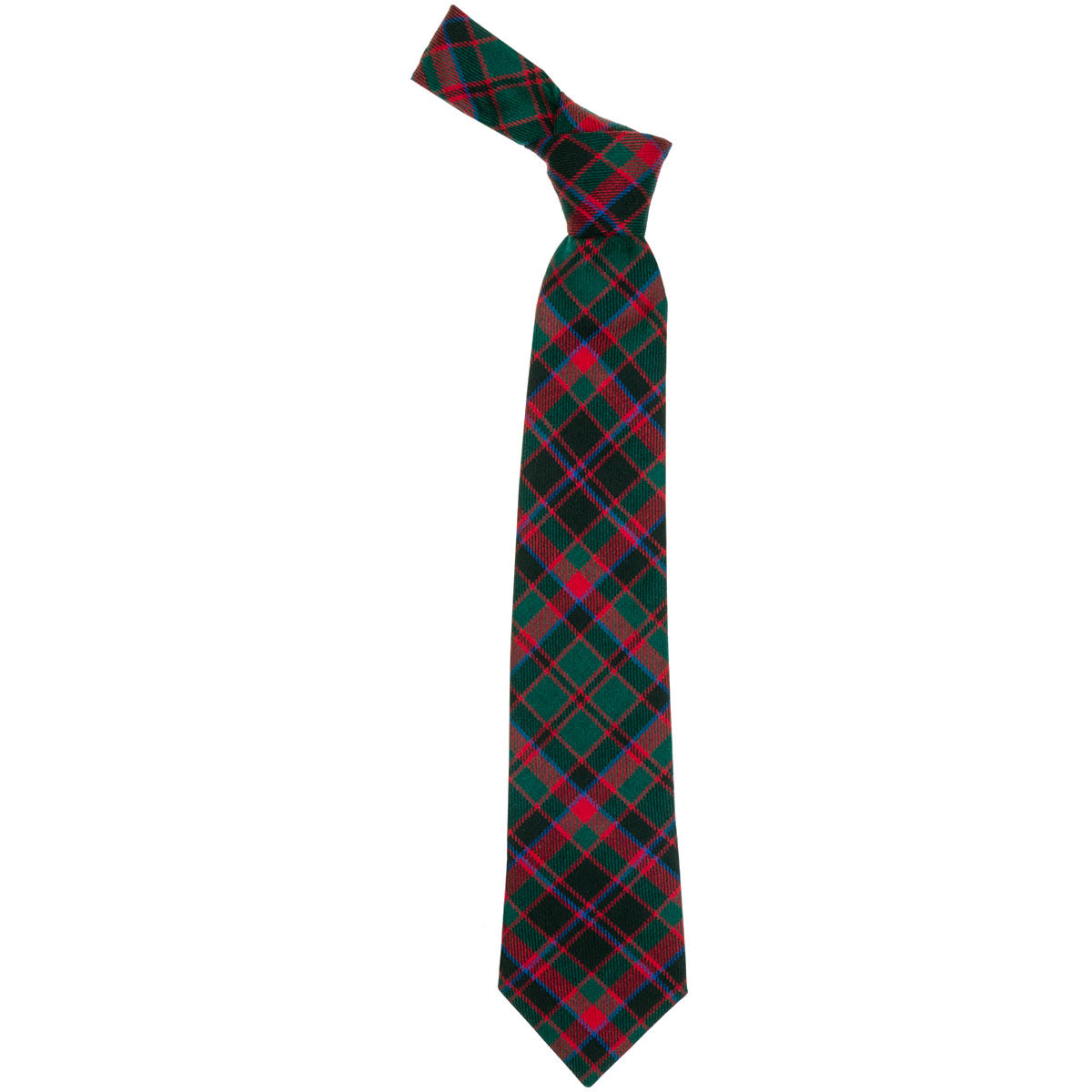 Buchan Modern Tartan Tie for Men - Classic Scottish Plaid Necktie for Formal Events, Weddings & Office Wear