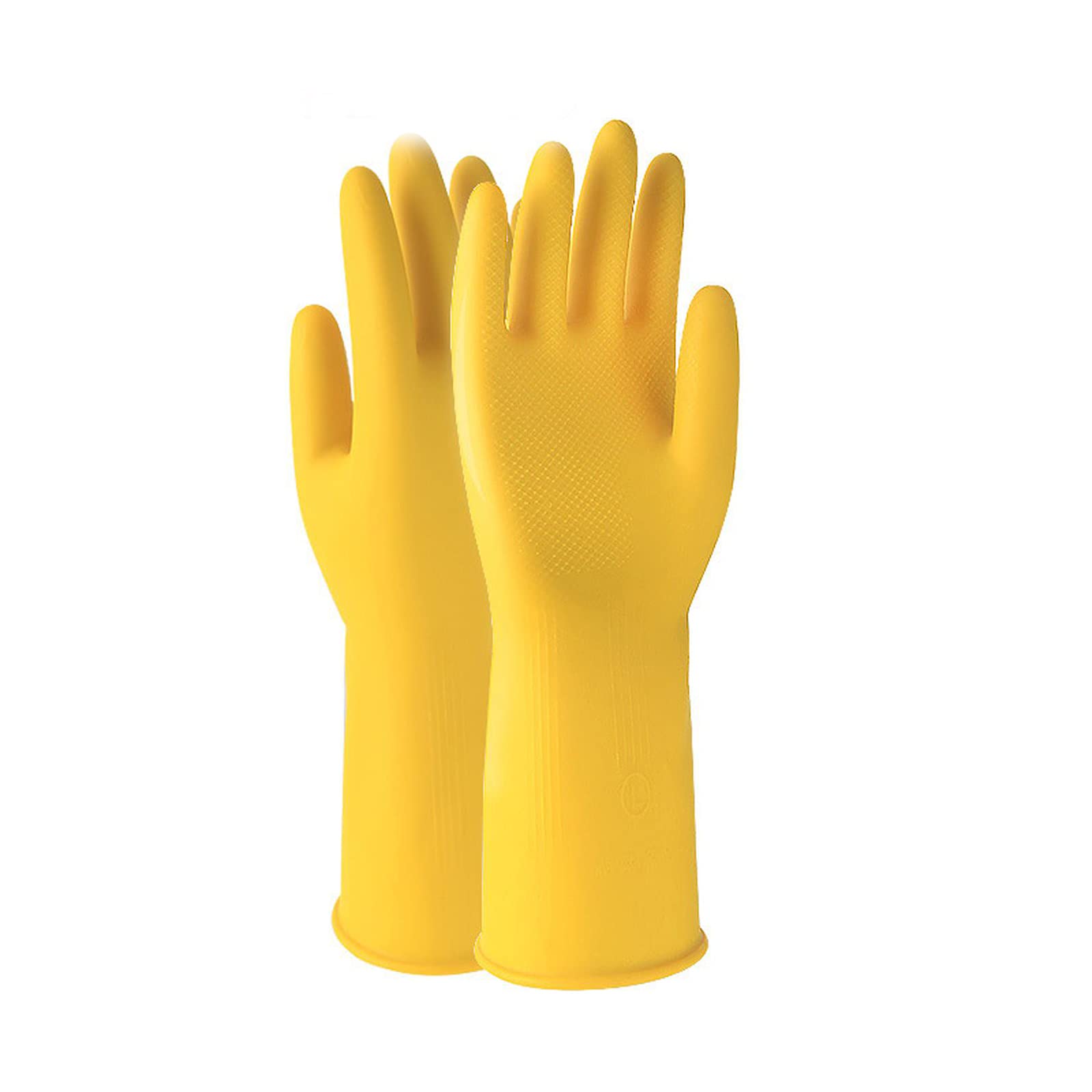 Heat Resistant Oven Gloves for Baking, Grilling & Cooking - Durable, Waterproof Kitchen Mitts (Yellow) - Perfect for BBQ, Baking & Microwave Use