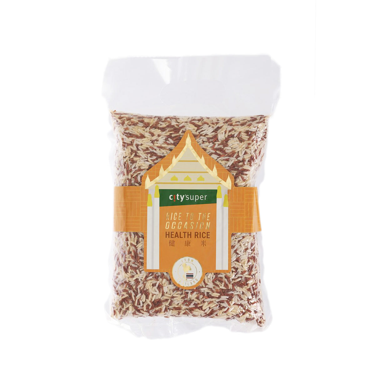 Organic CITYSUPER Health Rice Mix - Red Rice, Brown Rice & Thai Hom Mali Jasmine Rice (1kg) | Gluten-Free, Non-GMO Whole Grains for Healthy Cooking, Meal Prep & Asian Cuisine