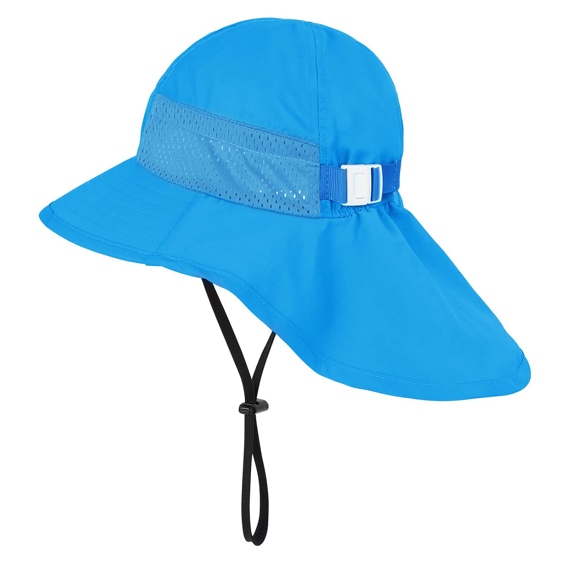 Zando Baby & Toddler Sun Protection Bucket Hat - UPF 50+ Wide Brim Summer Beach Hat for Infants & Girls - Perfect for Outdoor, Park, and Beach Activities