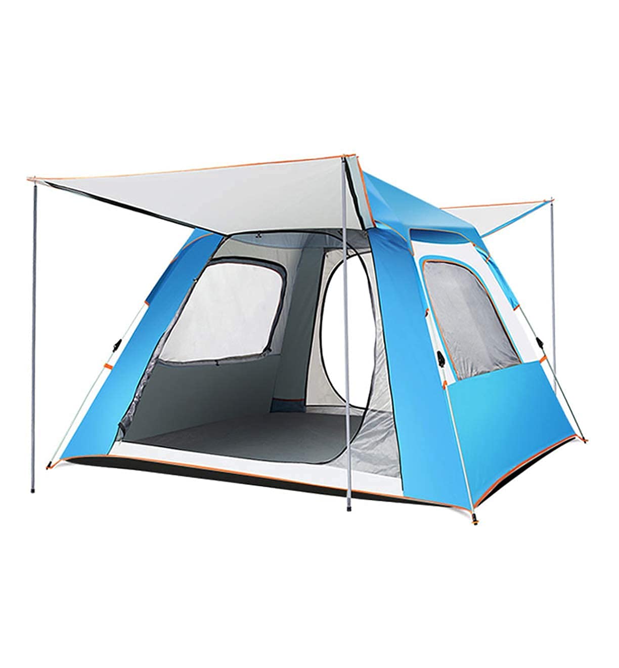 Instant Pop Up Dome Tent - Waterproof 3-8 Person Family Camping Tent for Outdoor Activities, Hiking & Travel | Perfect for Family Camping Trips, Beach Outings & Backyard Adventures
