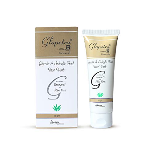 MURTELA Glopetra Vitamin E & Aloe Vera Enriched Face Wash - 75g | Gentle Cleansing for Dry & Sensitive Skin | Daily Skincare Routine