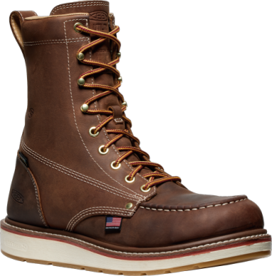 Keen Liberty 1030606 Carbon Toe Waterproof Work Boots for Men - Slip Resistant & Comfortable for Construction, Hiking & Outdoor Work