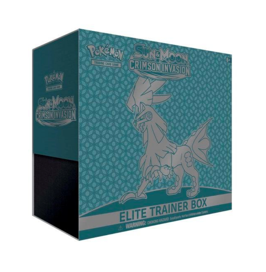 Pokémon TCG: Crimson Invasion Elite Trainer Box - Collectible Trading Card Game Set for Battles & Deck Building