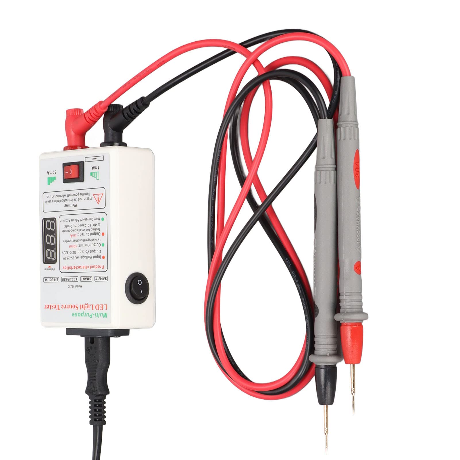 Multipurpose LED TV Light Tester - LCD Backlight & LED Lamp Beads Circuit Tester with US Plug for TV Repair | Professional Display Diagnostic Tool for Home Theater & Electronics Workshop