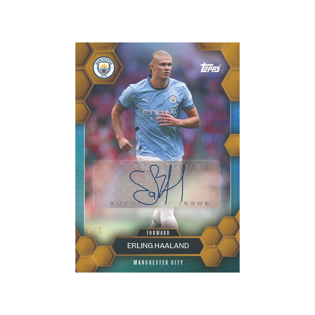 Official Topps Manchester City FC 2024/25 Fan Set - Collectible Soccer Trading Cards for Fans & Gift for Football Enthusiasts - Perfect for Match Days, Collections & Birthday Presents