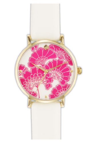 Kate Spade New York Women's 1YRU0021 Metro Analog Watch - Japanese Quartz Movement, White Dial, Stainless Steel Band - Perfect for Office, Date Night & Everyday Wear