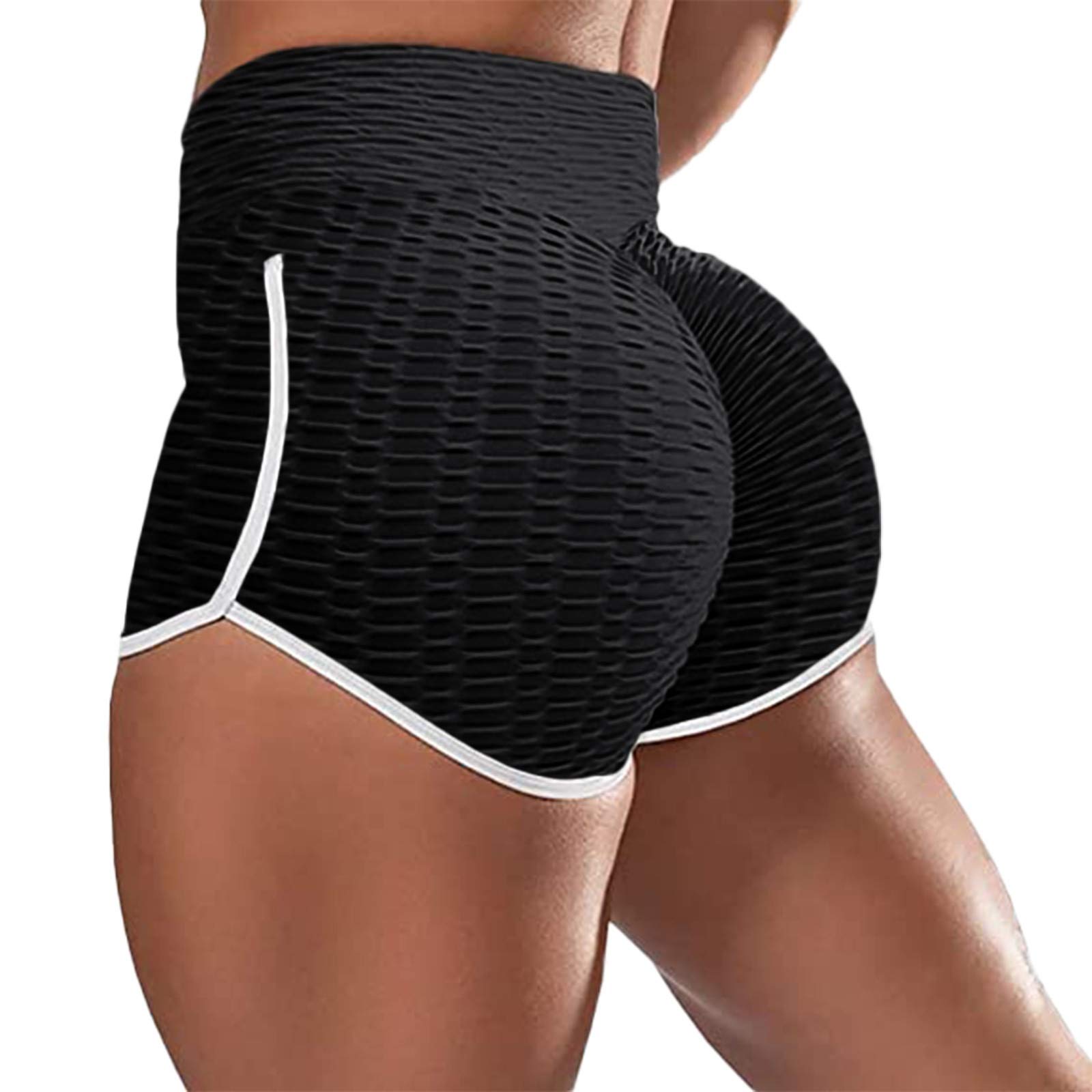 Women's High Waist Booty Shorts - Yoga & Workout Scrunch Leggings for Summer Fitness