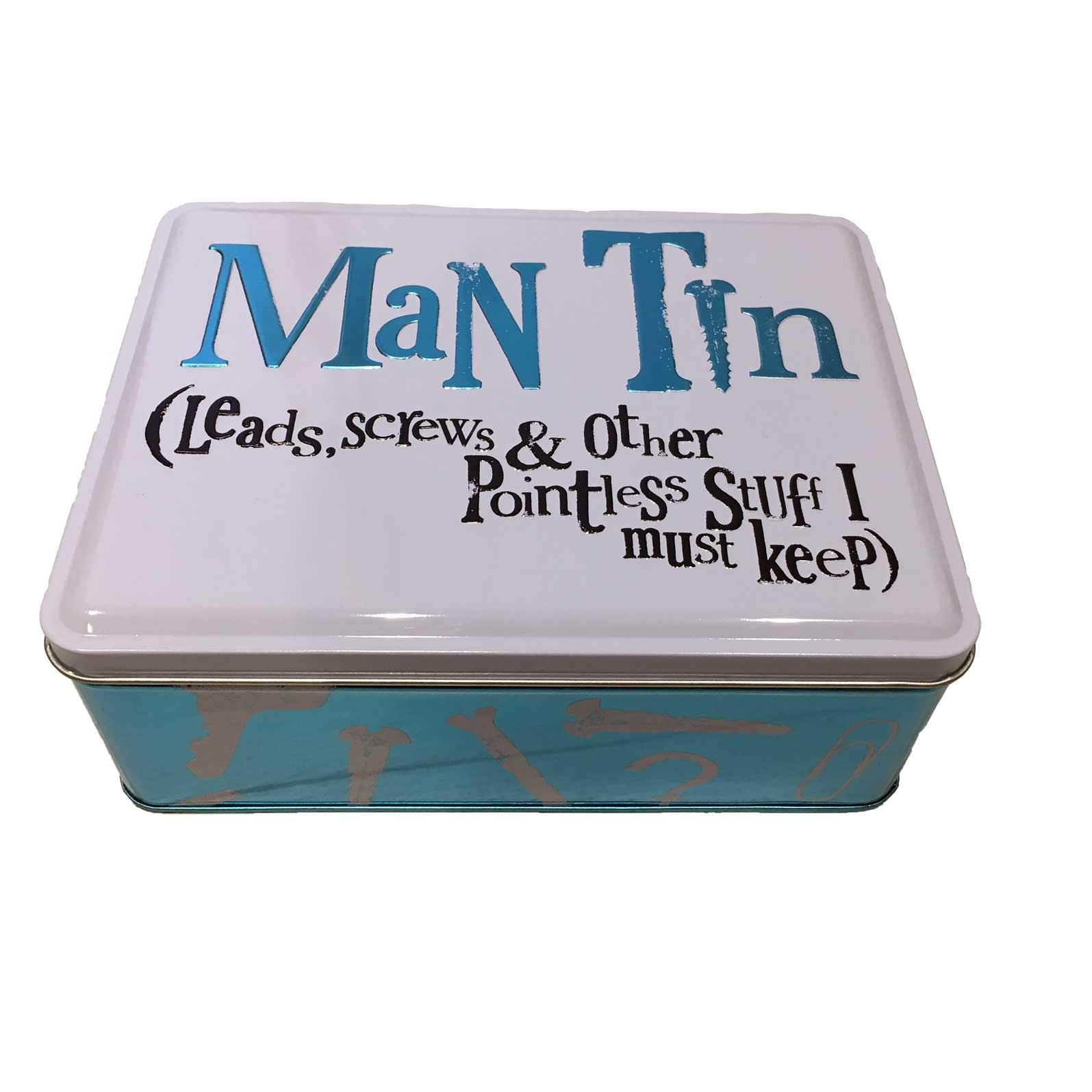 Premium White Tin Storage Box - Airtight & Durable for Kitchen, Office, or Craft Room Organization - Perfect for Spices, Tea, Coffee, or Small Items