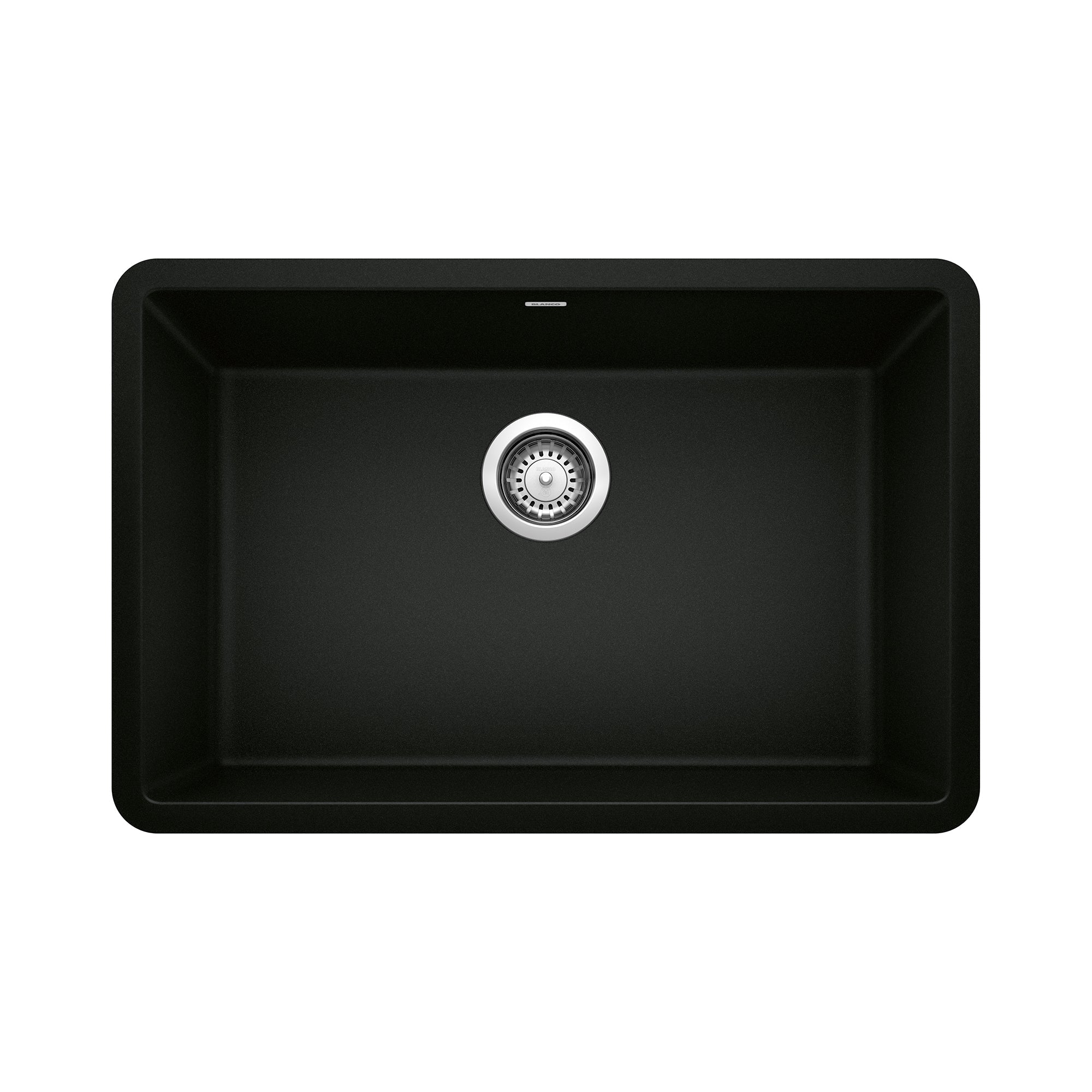 BLANCO 27-Inch Undermount Kitchen Sink - Precis SILGRANIT Composite Granite Sink for Modern Kitchens | Durable & Stylish for Cooking, Washing Dishes & Food Prep