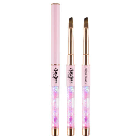 Professional One Stroke Nail Art Brush for Acrylic & Gel Polish - Large Size (1) - Perfect for Salon, Home Manicures & Nail Art Designs