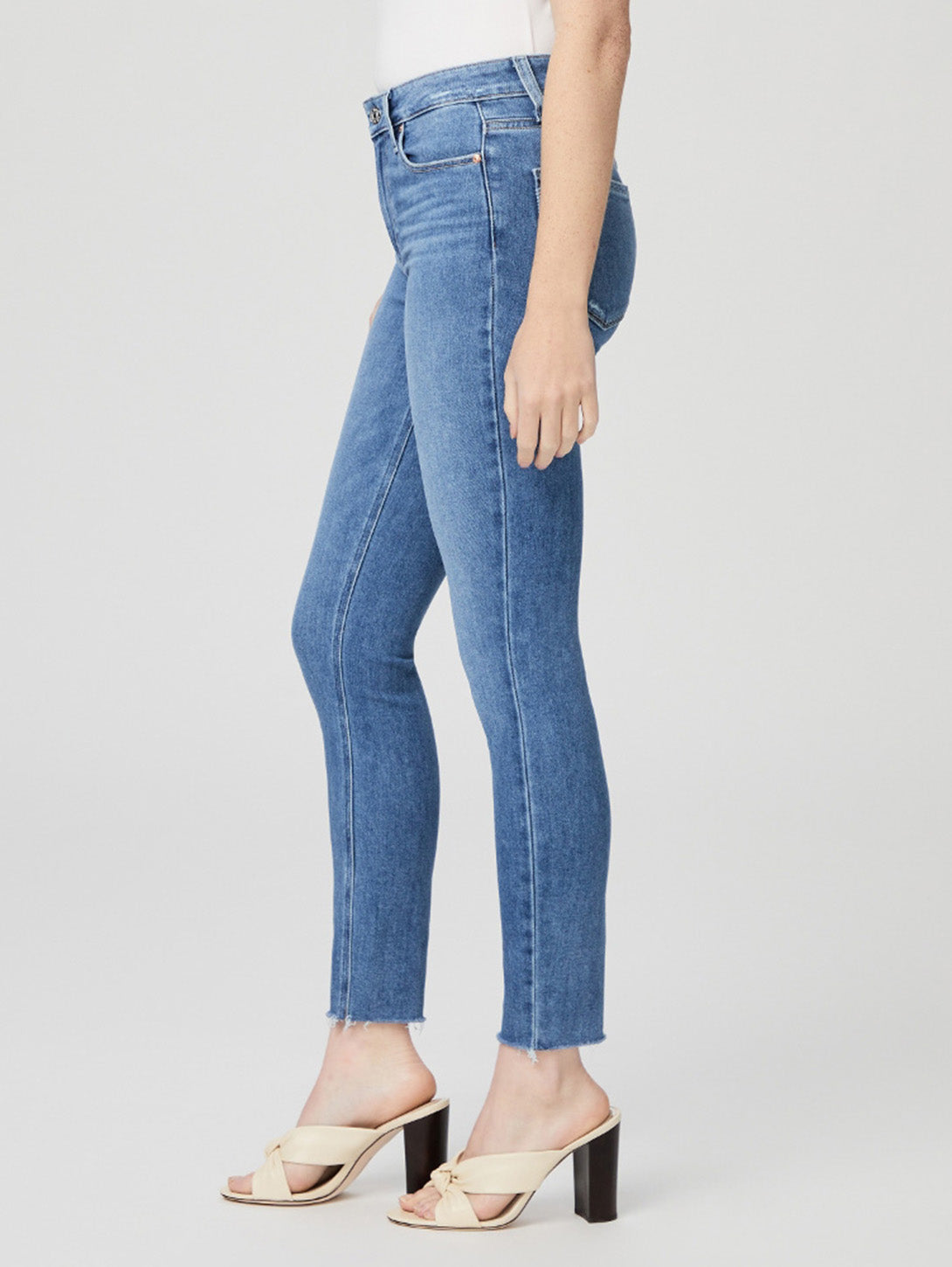 Hoxton Ultra Skinny Jeans for Women - High Waist Stretch Denim Pants, Slim Fit Bell Bottom Flare (Bellflower Wash) - Perfect for Casual Outfits, Night Out & Vintage Style Looks