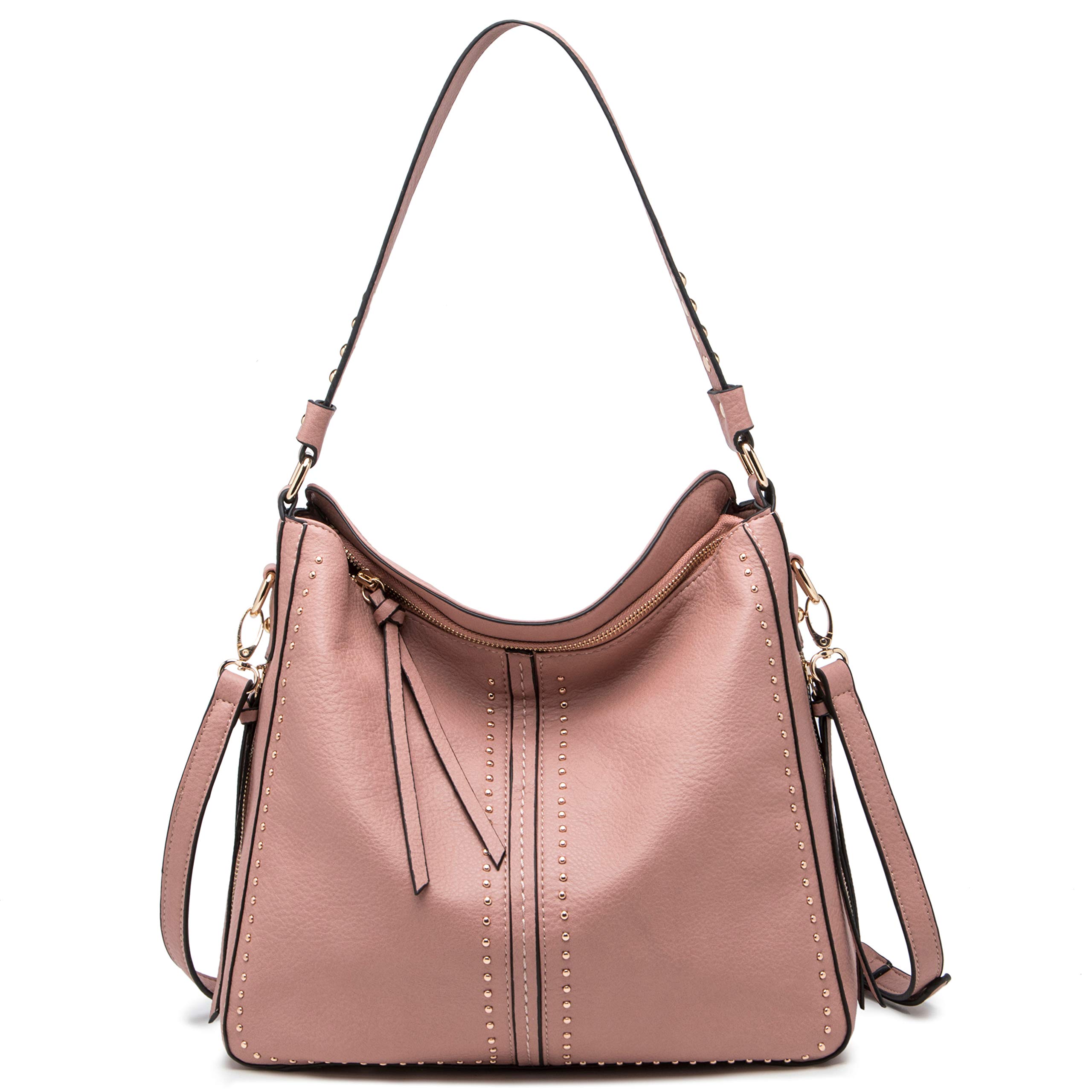 Montana West Hobo Handbag for Women - Large Concealed Carry Purse with Studded Details & Adjustable Crossbody Strap | Perfect for Everyday Use, Travel & Work Commute
