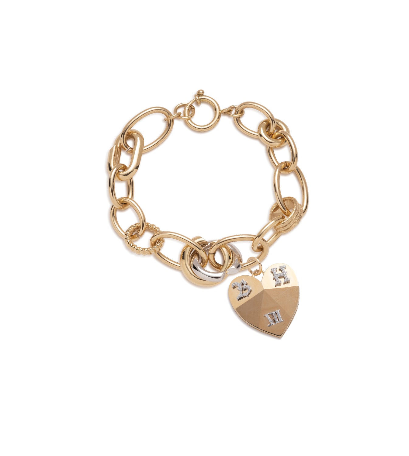 Custom Faceted Heart Love Bracelet for Women - Elegant Crystal Beaded Jewelry Gift for Her - Perfect for Valentine's Day, Anniversary & Romantic Occasions