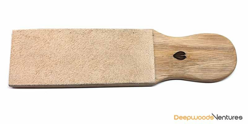 Premium 6-Inch Leather Sharpening Strop for Knives & Razors - Professional Honing Tool for Home & Workshop Use