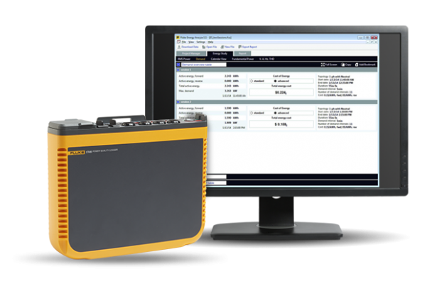 Fluke 1742, 1746 & 1748 3 Phase Power Quality Logger with 60cm 1500A iFlex - Professional Electrical Testing Equipment for Industrial & Commercial Power Monitoring