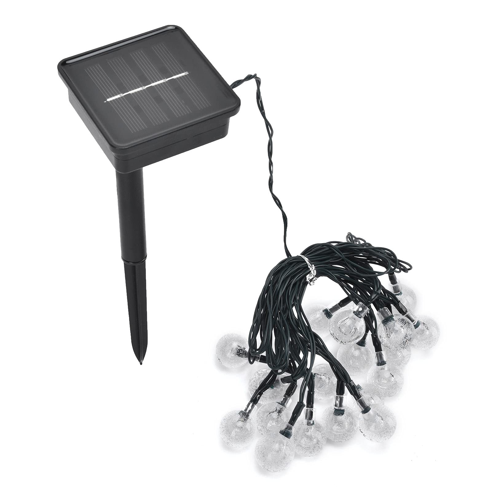 20LED Solar String Lights Waterproof Outdoor Hanging Lights with 8 Lighting Modes - Perfect for Garden, Terrace, Gate, Patio & Backyard Decoration