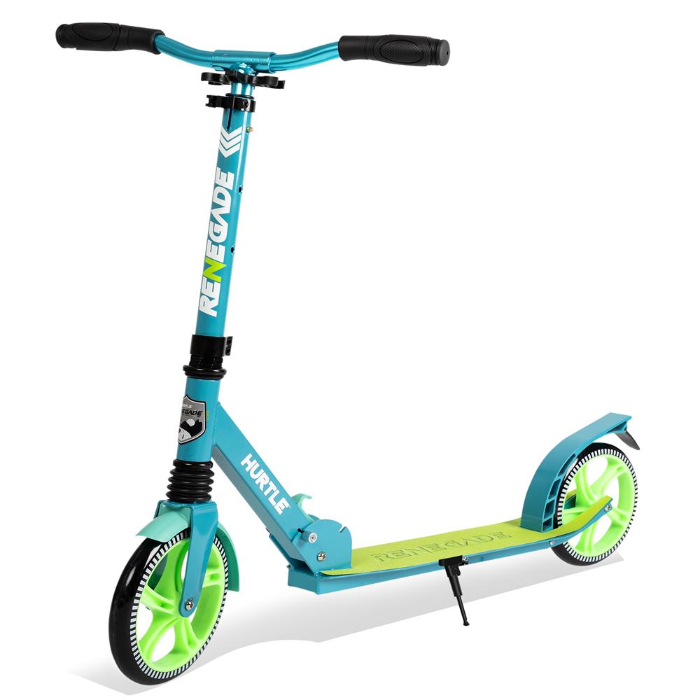 Foldable Kick Scooter for Adults & Teens - Lightweight Commuter Scooter with Adjustable Handlebar - Perfect for Urban Travel, Campus, and Daily Commute