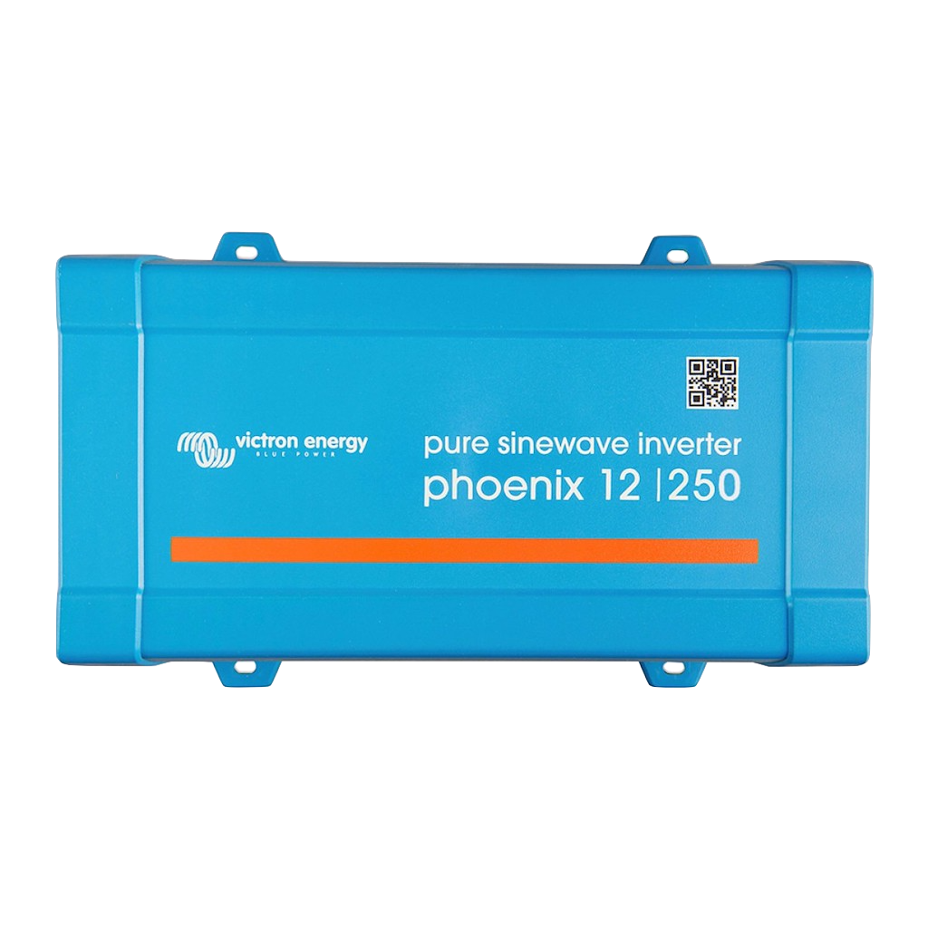 Phoenix Inverter 12V 250W 230V Pure Sine Wave Power Inverter with VE.Direct Port - Perfect for Camping, RVs, and Off-Grid Power Solutions