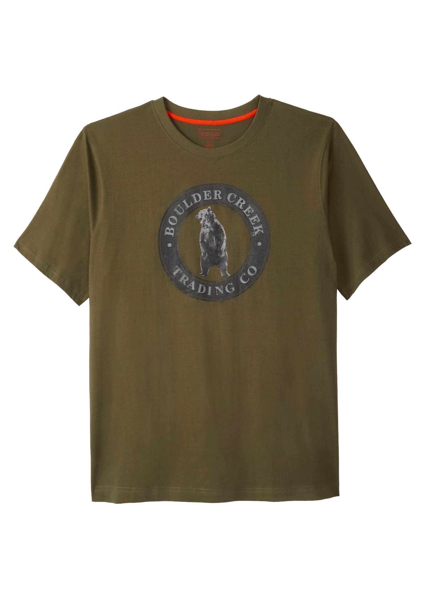 Boulder Creek by Kingsize Men's Big & Tall Nature Graphic T-Shirt - Comfortable Casual Wear for Outdoor Activities & Everyday Use