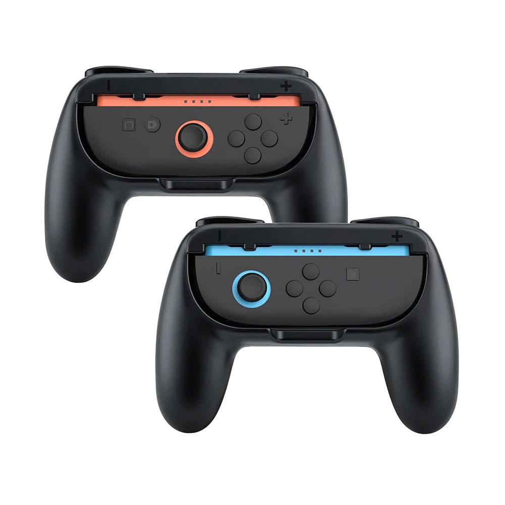DOBE Controller Grips for Nintendo Switch 2 Joy Con Controllers - Ergonomic Black Handles (TNS 3162) | Perfect for Gaming Comfort & Travel Accessories
