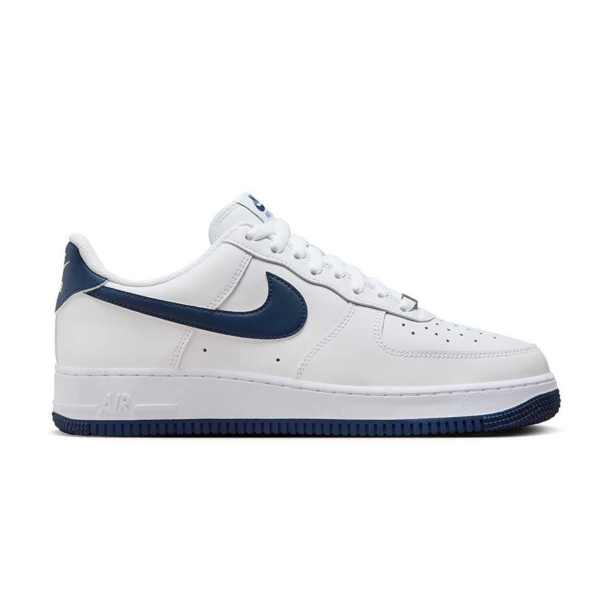Nike Air Force 1 '07 Sneakers - White & Midnight Navy Colorway | Men's/Women's Basketball Shoes for Casual Wear & Street Style