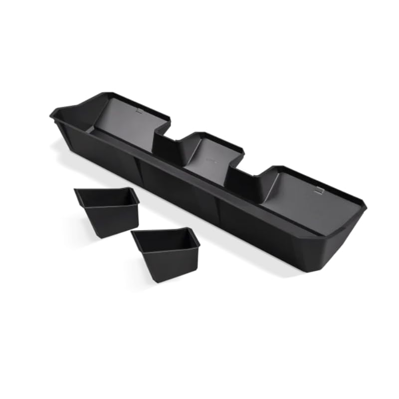 2024 Tesla Cybertruck Rear Under Seat Storage Box - Waterproof Truck Organizer for Tools & Gear - Perfect for Camping, Road Trips & Work Accessories