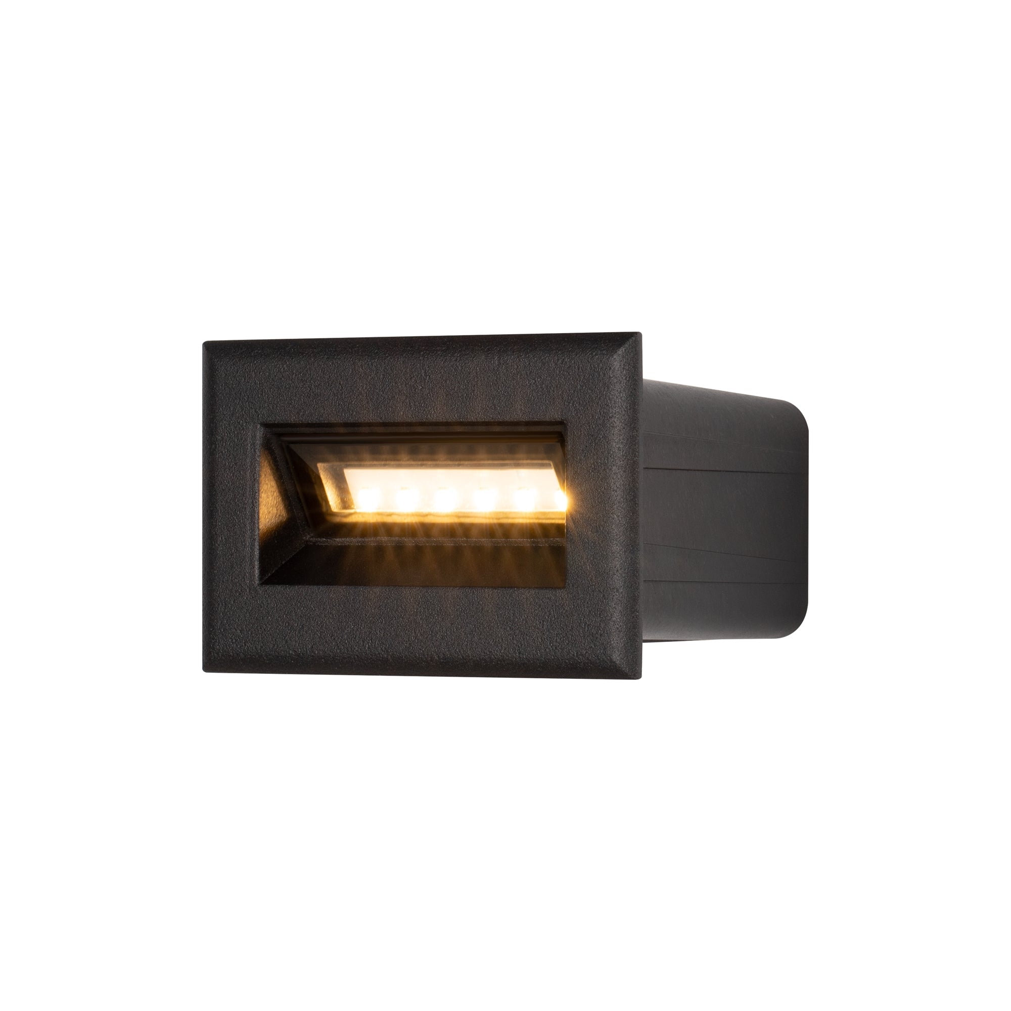 Bosca Recessed Wall Light 3W/5W LED - Black & White Modern Fixture for Bedroom, Hallway & Staircase Lighting
