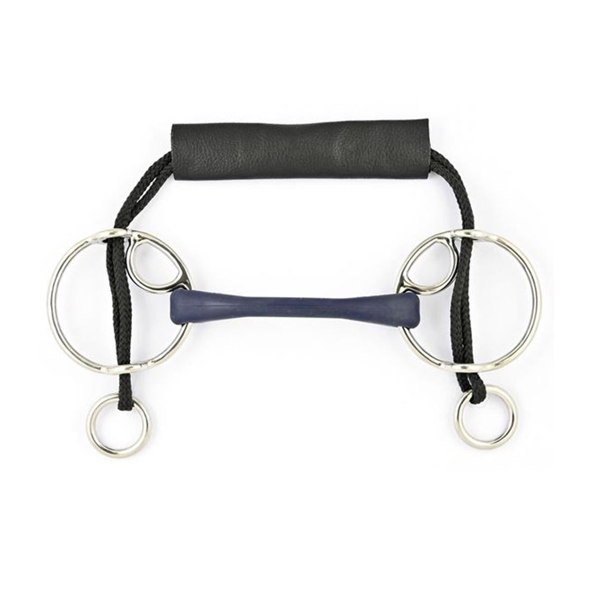 Jump'in Flexible Rubber Gag Combination Bit - Comfortable Horse Training Bit for Dressage & Jumping - Perfect for Equestrian Riding & Training Sessions