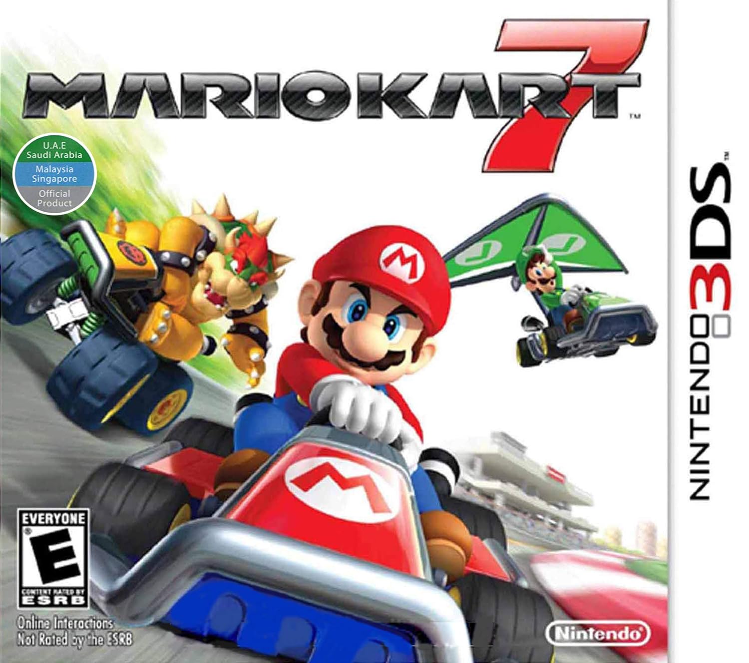 Mario Kart 7 - Nintendo 3DS Racing Game [English Version] - Fun Multiplayer Kart Racing for Kids & Adults - Perfect for Family Game Nights & Parties