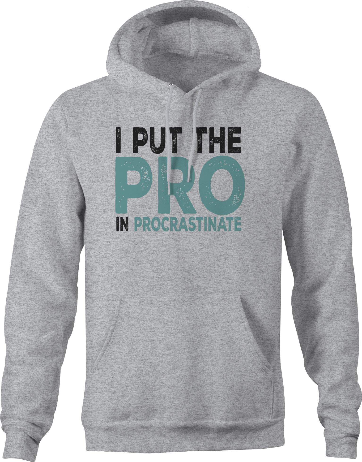 Premium Procrastinate Hoodie for Men - Large Size, Gray - Comfortable & Stylish for Casual Wear, Lounging, and Outdoor Activities