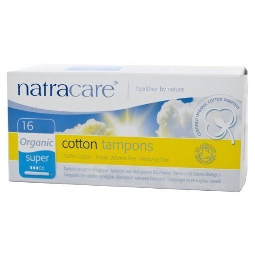 Natracare Organic Cotton Tampons with Applicator - Super Absorbency (16 Count, 10 Pack) | Bulk Savings, Hypoallergenic & Chlorine-Free | Perfect for Active Lifestyles, Travel & Period Comfort
