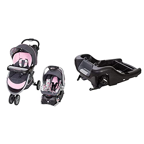 Baby Trend Skyview Travel System with Ally Infant Car Seat Base - Lightweight Stroller & Car Seat Combo for Newborns to Toddlers | Perfect for Travel, Shopping & Daily Outings