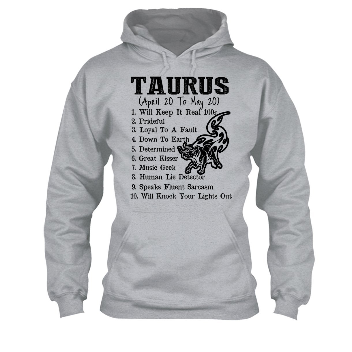 Taurus Zodiac T-Shirt for Men - Comfortable Cotton Astrology Tee - Perfect for Birthdays, Gifts & Zodiac Sign Fashion