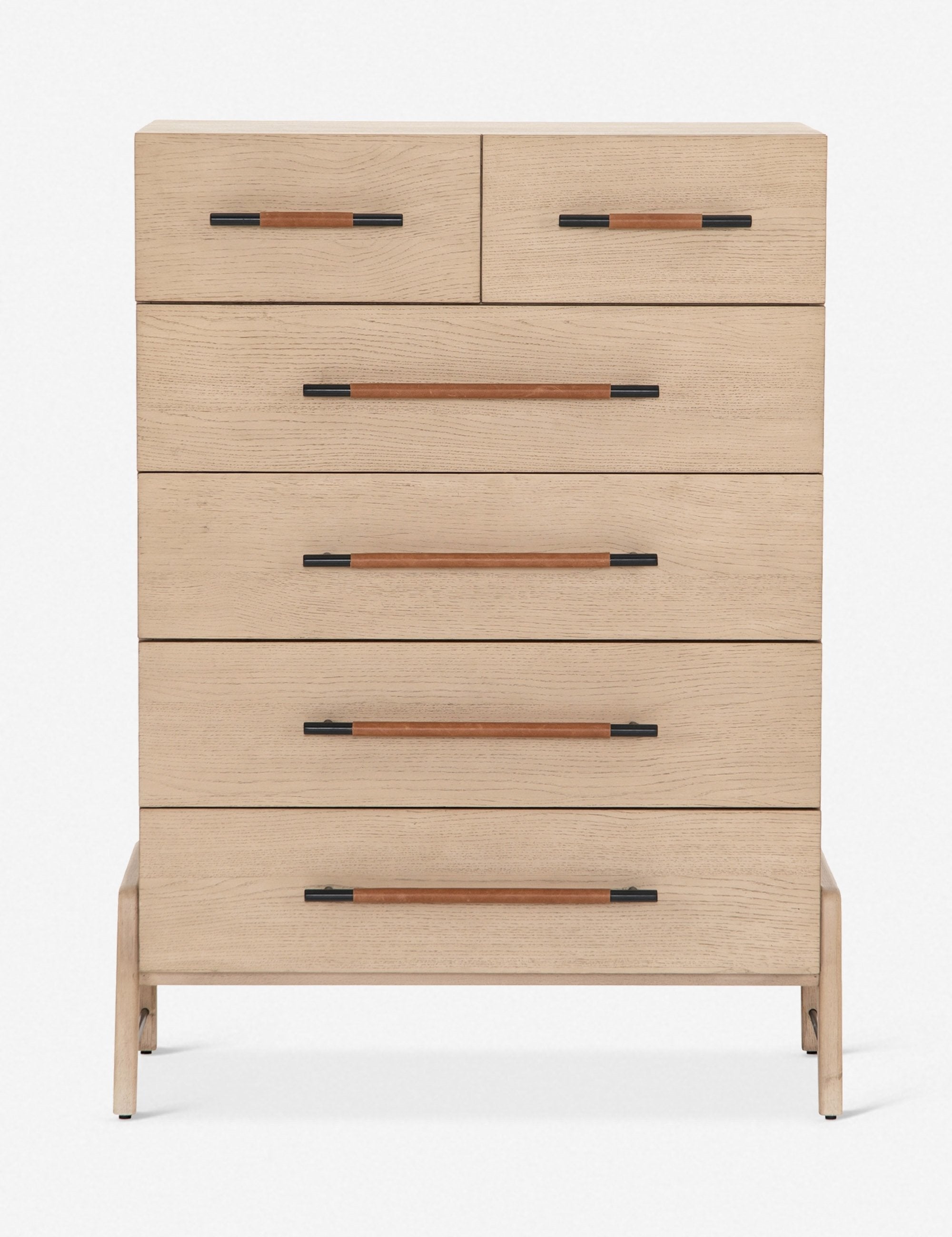 Avalon Tall 6-Drawer Dresser - Modern Wooden Chest of Drawers for Bedroom Storage & Organization - Perfect for Master Bedroom, Guest Room or Nursery