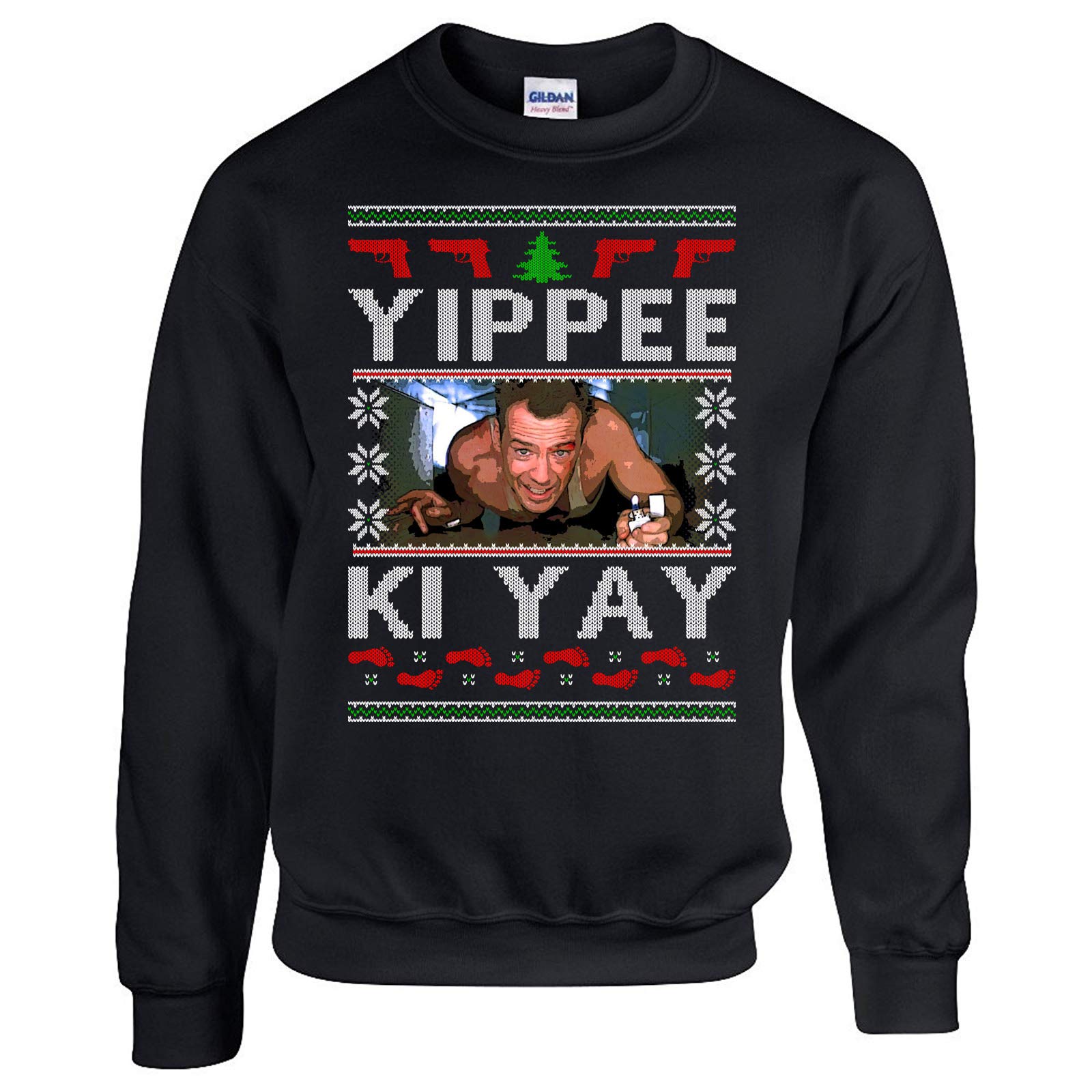 Die Hard Christmas Sweatshirt - Festive Holiday Movie Fan Gift for Parties & Cozy Winter Nights