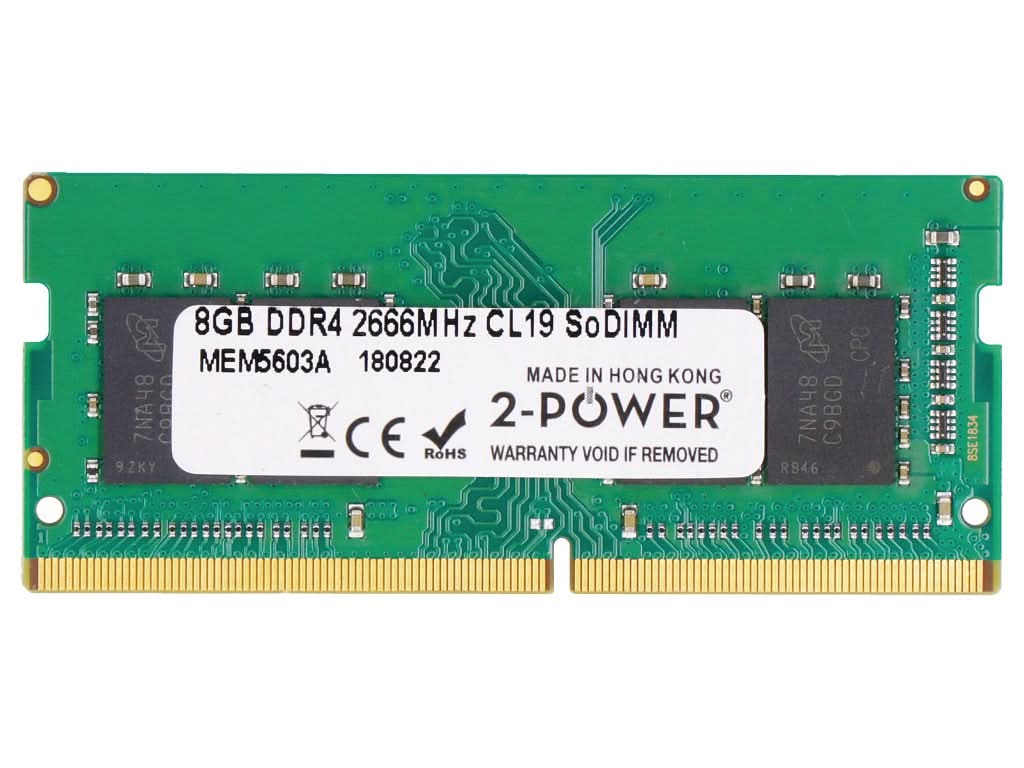 2-Pack MEM5603A 8GB DDR4 2666MHz RAM Memory Module (1 x 8GB) - Upgrade for Laptops, Desktops & Gaming PCs | High-Speed Performance for Multitasking & Heavy Applications
