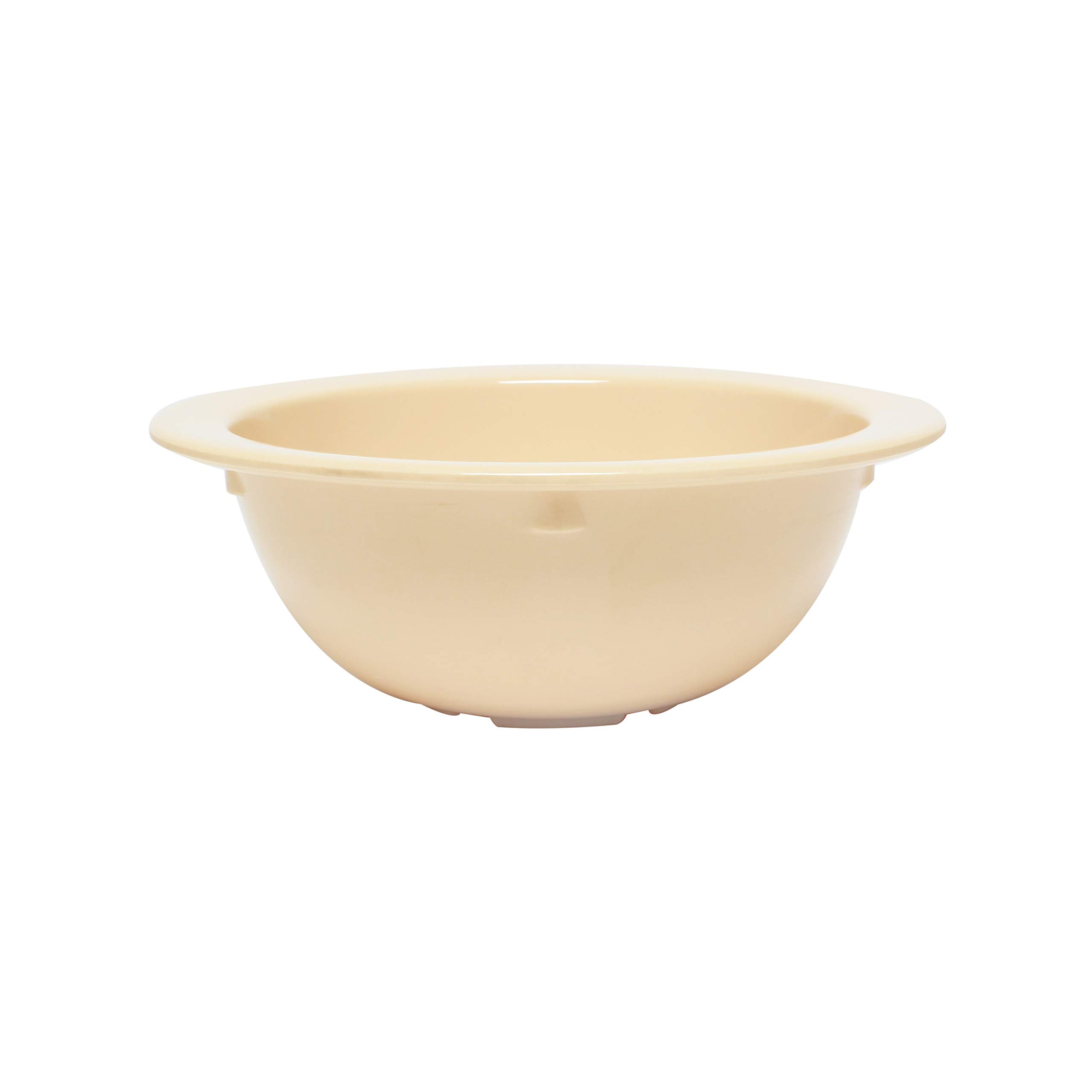 Premium Nustone Tan Melamine Grapefruit Bowls - Set of 12 (5.75 Inch, 13 oz) - Durable & Lightweight Dinnerware for Restaurants, Picnics, and Outdoor Dining