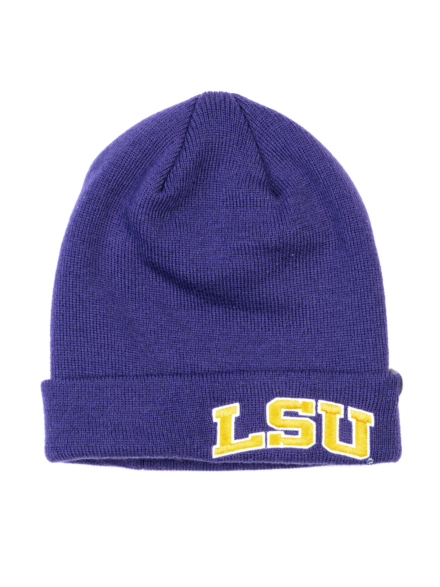 Champion LSU Cuff Beanie - Official College Team Logo Hat for Men & Women - Warm Winter Knit Skull Cap for Football Games & Outdoor Activities