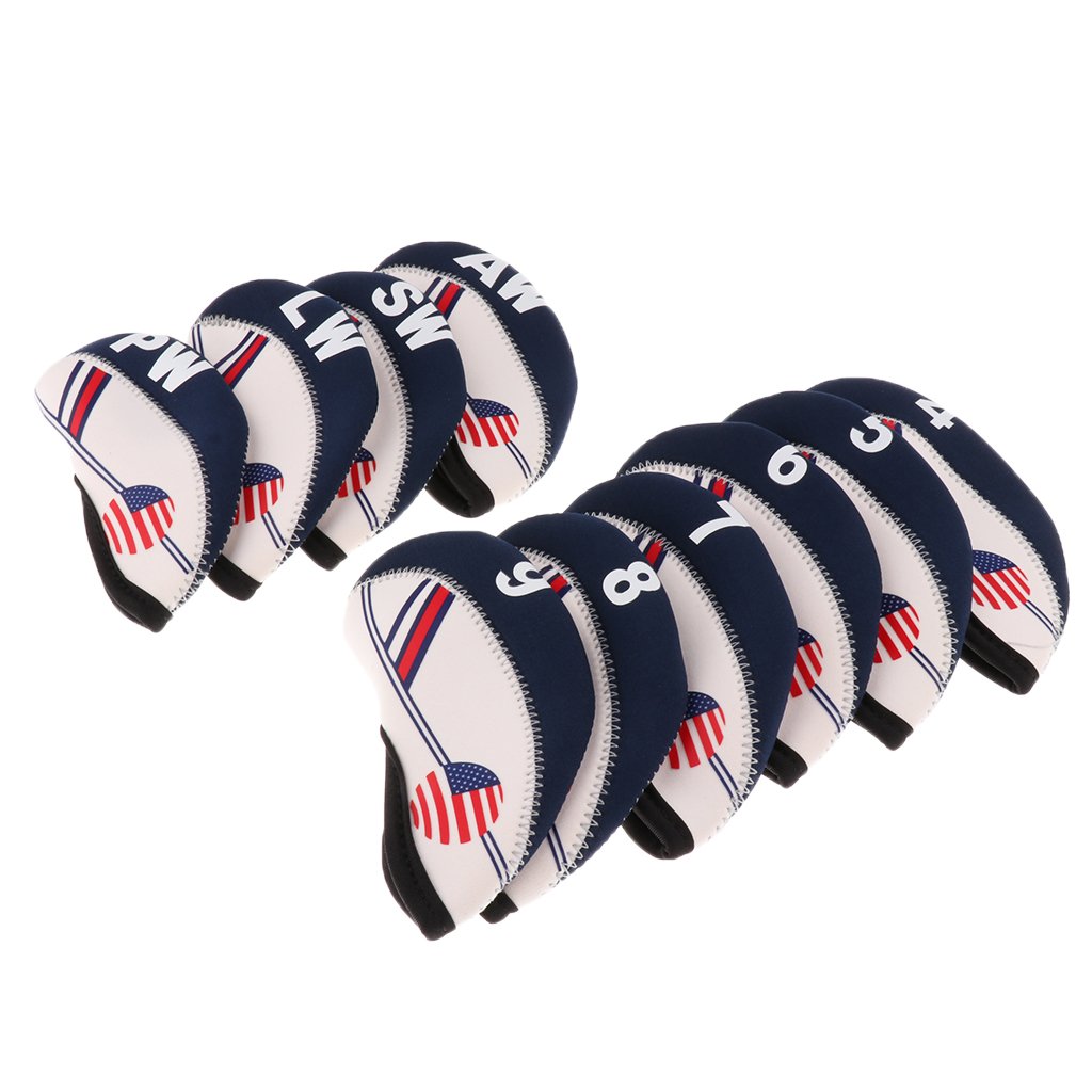 Colcolo 10-Piece Golf Iron Set for Men & Women - Perfect for Driving Range & Course Play